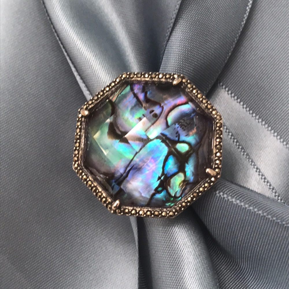 Sterling Silver huge ring. SZ 8